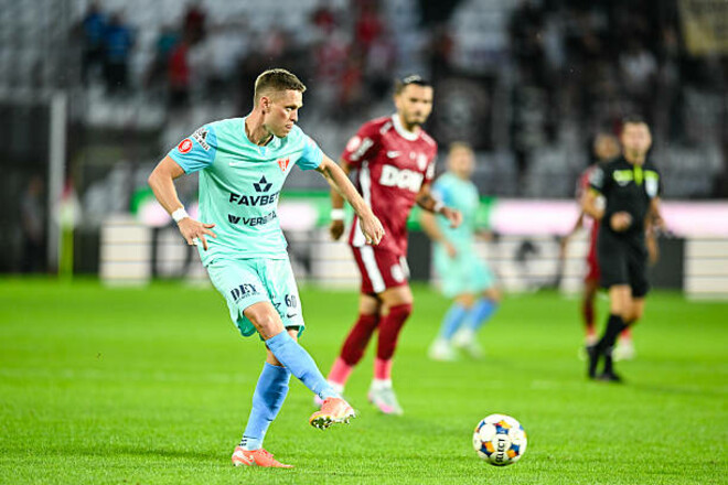 Поставил точку: украинский защитник сильным ударом забил в Румынии