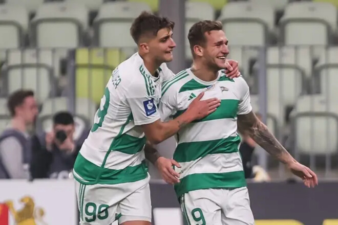 Вьюнник забил гол за Лехию на 90+3 мин, но его команда проиграла в Польше