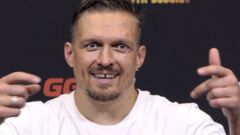Usyk's reaction after Wardley's victory over Parker is known