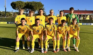 Пропустили 6 мячей. Украина U-16 в спарринге уступила сверстникам из Италии
