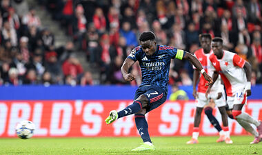 ВИДЕО. Сака установил необычный рекорд Арсенала в Лиге чемпионов