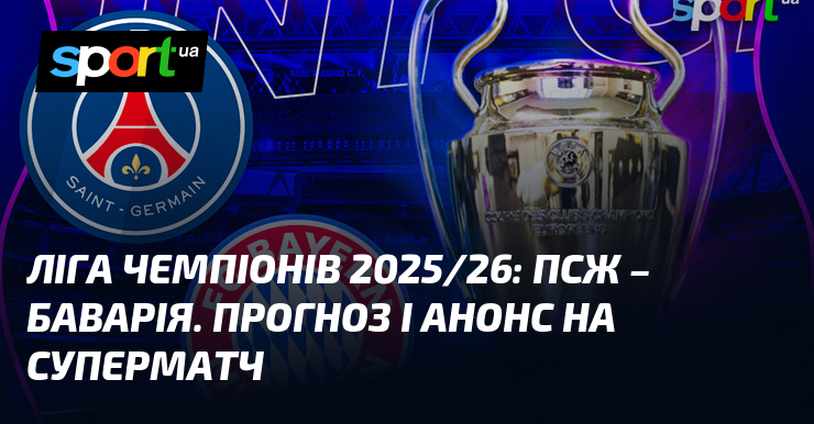 Братство чемпіонів 2025/26: ПСЖ – Баварія. Прогноз і анонс візьми суперматч