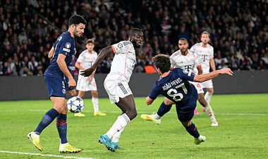 ВІДЕО. Жоау Невеш відіграв один м'яч для ПСЖ у грі з Баварією