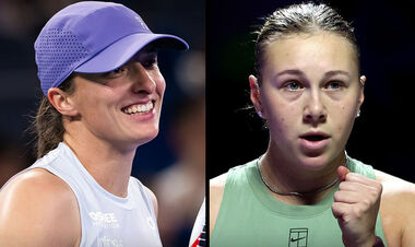 Ига Свентек – Аманда Анисимова. Смотреть онлайн. LIVE трансляция