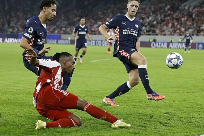 Олімпіакос – ПСВ – 1:1. Яремчук стежив із лави запасних. Відео голів, огляд