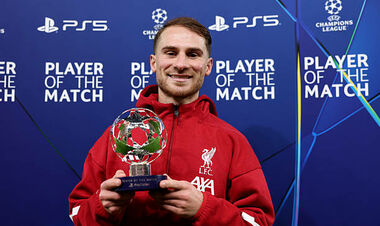 ФОТО. Макаллистер назван лучшим игроком матча Ливерпуля против Реала
