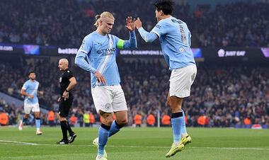 ВИДЕО. Холанд удвоил перевес Ман Сити в матче против Боруссии Д