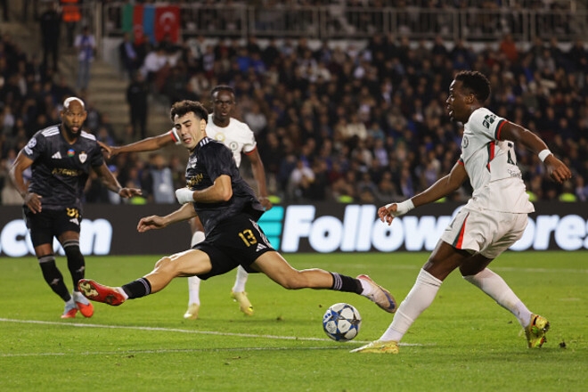 Ефект поля. Карабах та Челсі в Баку видали матч Ліги чемпіонів на 4 голи