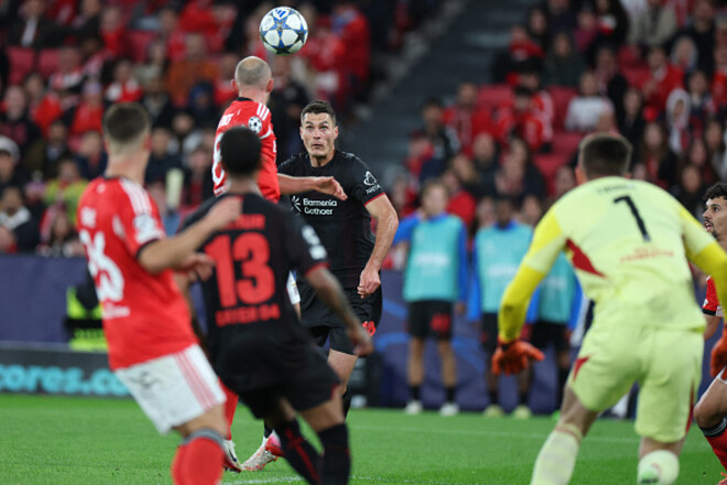 ВІДЕО. Трубін намагався: Шик вразив ворота українця у матчі Бенфіка – Баєр