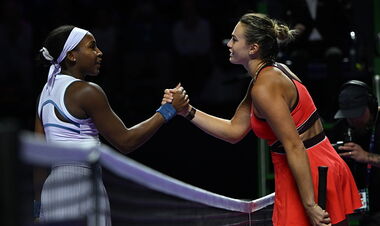 Арина Соболенко – Коко Гауфф. Американка не подала на сет. Видеообзор матча