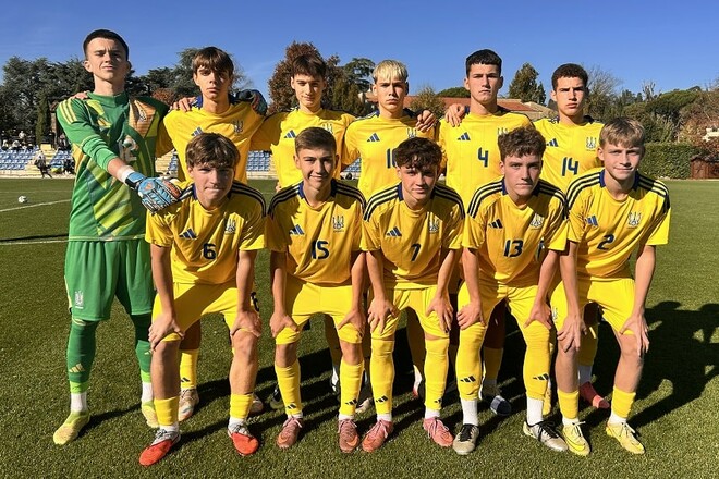 Украина U-16 всухую проиграла Италии U-16 во втором товарищеском матче