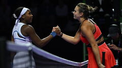 Arina Sobolenko - Coco Goff. The American did not serve for the set. Video review of the match