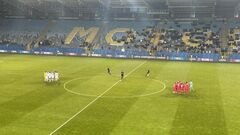 ФОТО. Минута молчания. Динамо и Зриньски почтили память Младена Жижовича