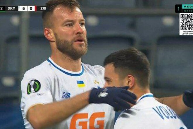 ВИДЕО. 5:0! Как Ярмоленко с ассиста Шапаренко забил в ворота Зриньски