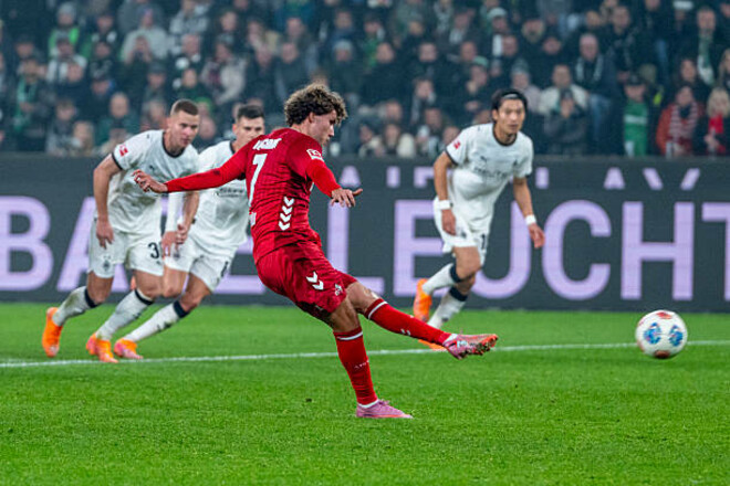 Три пенальті за матч. Боруссія Менхенгладбах здолала Кельн