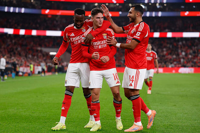 Георгий Судаков забил 3-й гол за Бенфику