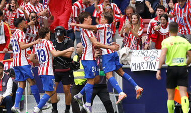 ВИДЕО. Алонсо напрягся. Как Атлетико открыл счет в дерби Мадрида с Реалом