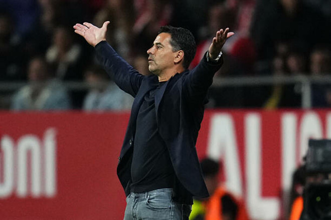 Тренер Жирони Мічел виступив з вимогою до Ваната