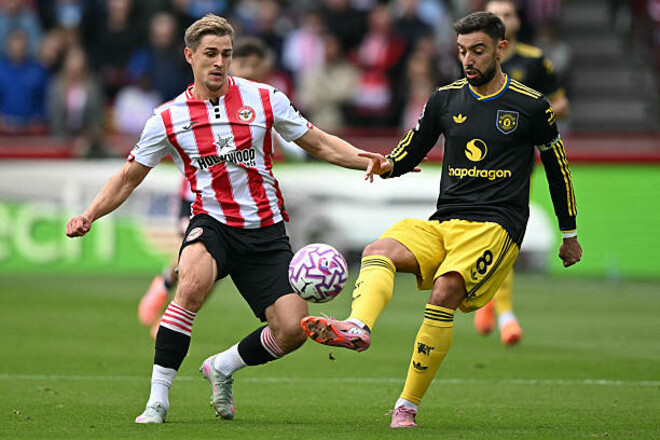 Отдал ассист. Известна оценка Ярмолюка за матч против МЮ в АПЛ