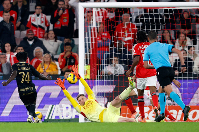 Бенфіка – Каза Пія – 2:2 Судаков забив, Трубін відбив пенальті. Відео голів