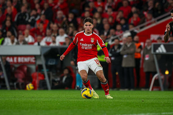 ФОТО. Без емоцій: Судаков став найкращим гравцем матчу Бенфіки