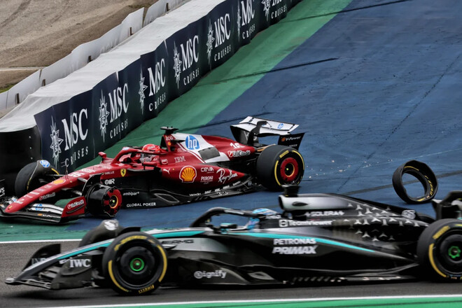 Новачок Мерседес: Мені пощастило продовжити гонку після зіткнення з Феррарі
