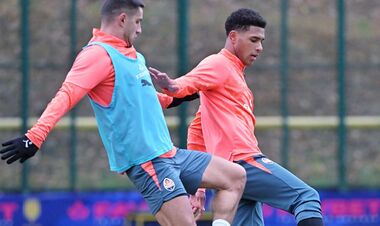 ФОТО. Шахтер проводит тренировки без сборников