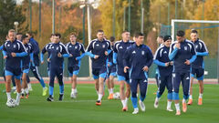 VIDEO. The national team of Ukraine held its first training session in France