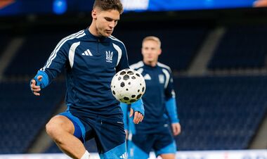 ФОТО. Сборная Украины провела тренировку накануне матча с Францией