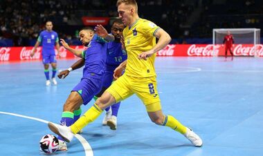 The national team of Ukraine beat France on the road