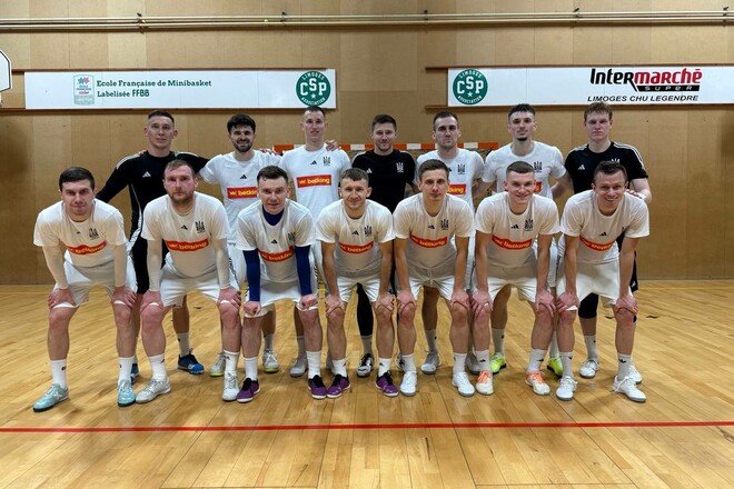 ВИДЕО. Сборная Украины по футзалу провела тренировку перед игрой с Францией