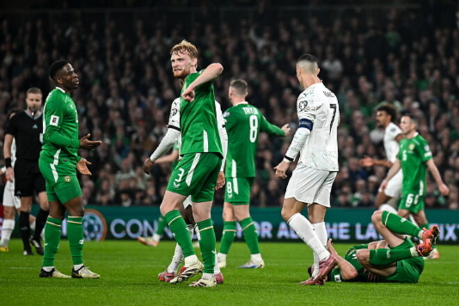 Червона Роналду. Португалія зганьбилася в Дубліні і поки не вийшла на ЧС-26