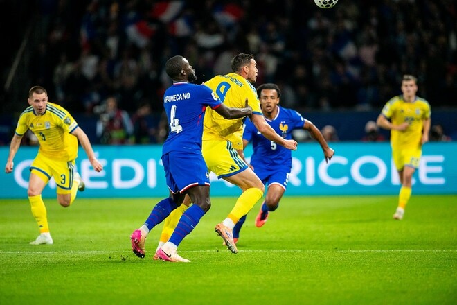 Сборная Украины потерпела 30-е поражение в гостях в официальных турнирах