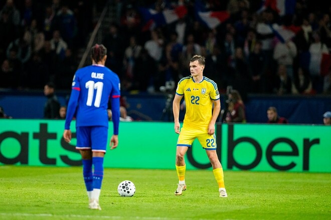 Михавко вошел в десятку самых молодых защитников сборной Украины