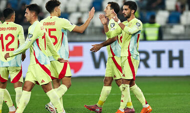 ВІДЕО. Іспанія відвантажила Грузії 3 голи за один тайм матчу відбору до ЧС