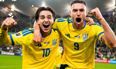 ФОТО. Емоції збірної України після виходу до плей-оф чемпіонату світу