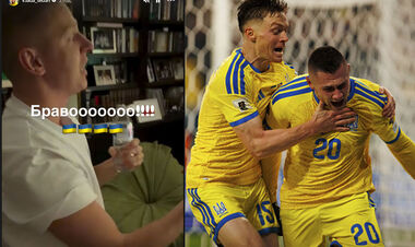 VIDEO. Zinchenko's crazy reaction to Zubkov's winning goal. Top