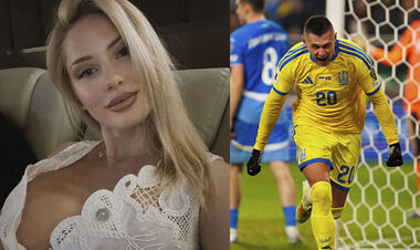 ФОТО. Реакція колишньої дружини Зубкова на його гол. Дуже виразно