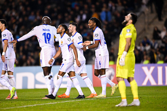 Франція здолала Азербайджан і завершила групу кваліфікації ЧС із 16 очками