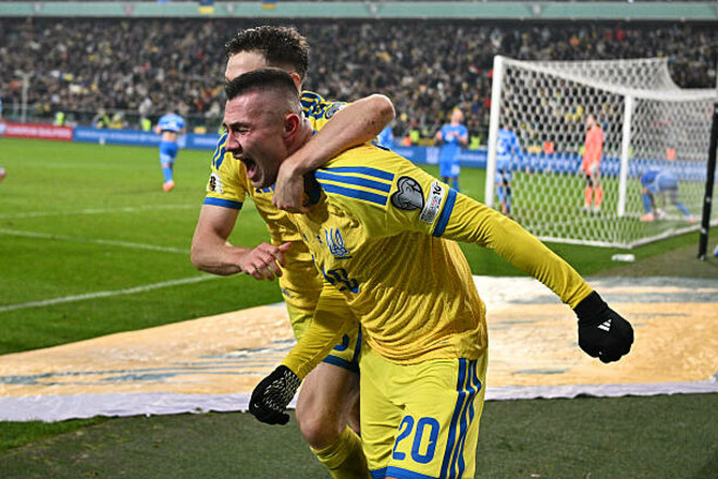 Александр Зубков забил 3-й мяч за сборную Украины