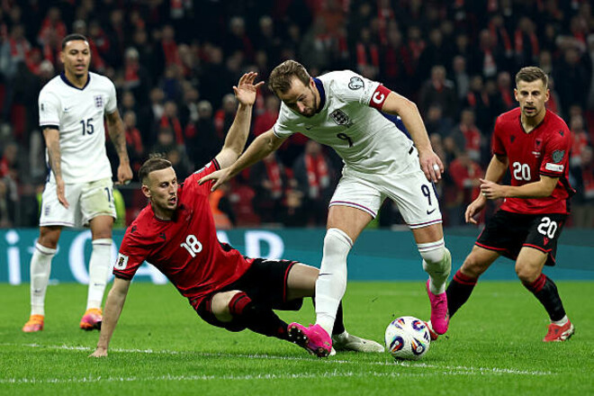Гарри Кейн сделал дубль в ворота Албании, установив интересные достижения