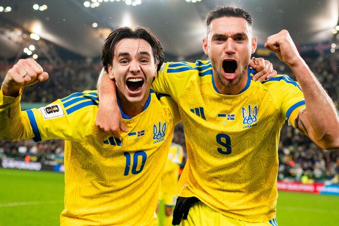 ФОТО. Емоції збірної України після виходу до плей-оф чемпіонату світу