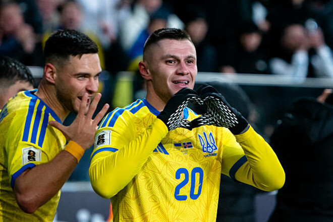 Довбик розкрив, хто допоміг Зубкову забити гол у ворота Ісландії