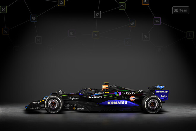 ФОТО. Команда Ф1 представила темную ливрею на Гран-при Лас-Вегаса