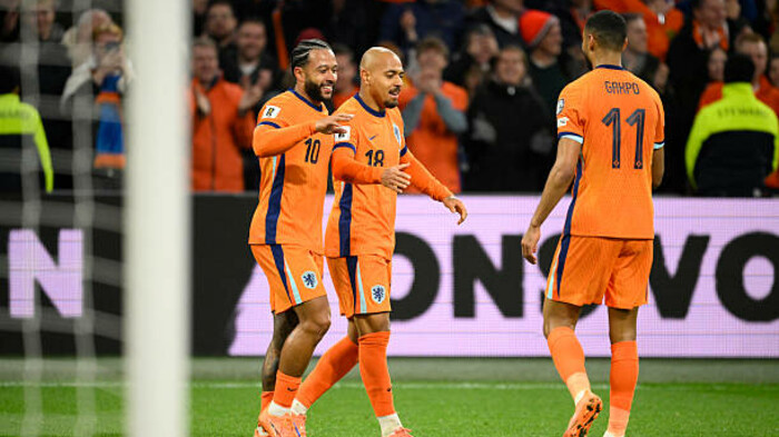 Сборная Нидерландов забила 4 мяча Литве и вышла в финальный раунд ЧМ