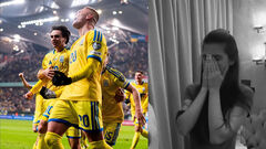 ВИДЕО. Жена Сергея Реброва «взорвалась» после победы сборной Украины