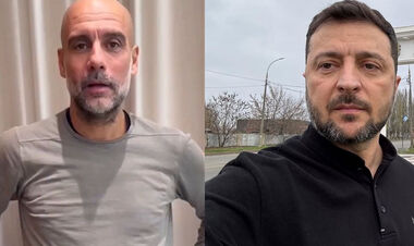 ВІДЕО. Гвардіола у промові торкнувся Зеленського. Не в хорошому контексті