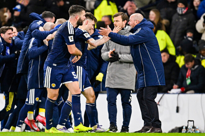 Голы после 90-й. Шотландия и Дания определили обладателя путевки на ЧМ