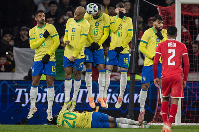 Сборная Бразилии в товарищеском матче не сумела обыграть команду Туниса