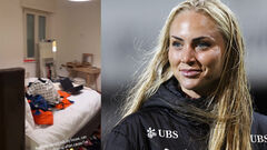 PHOTO. The sexiest soccer player in the world was robbed. She was joking